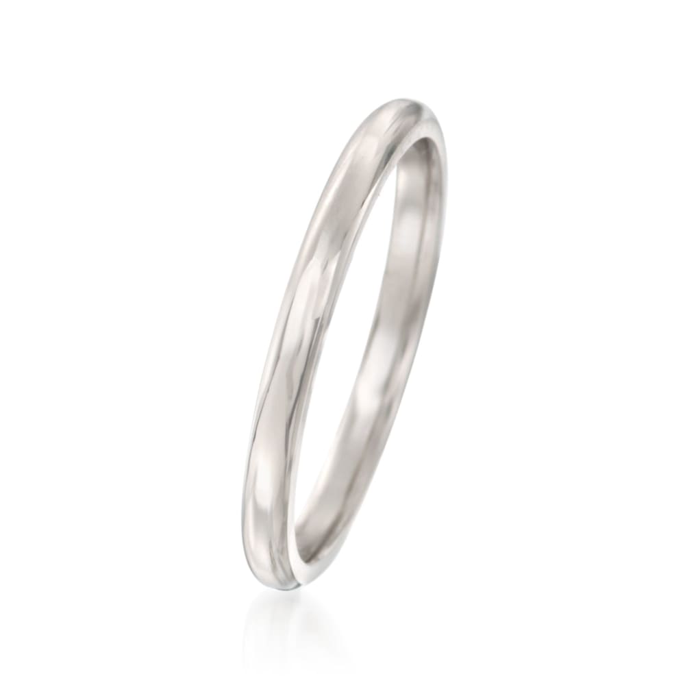 Women's 2mm Platinum Wedding Band RossSimons
