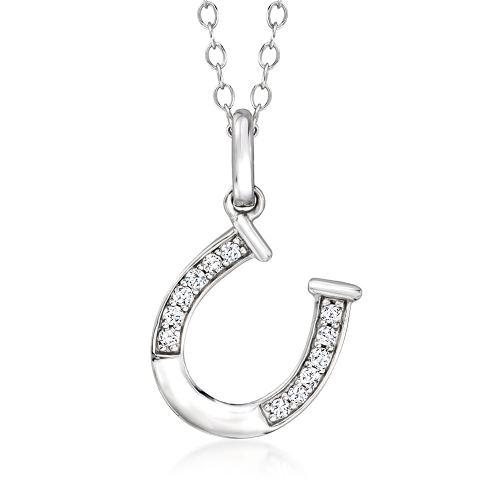 Sterling Silver Horseshoe Necklace | Reeves & Reeves