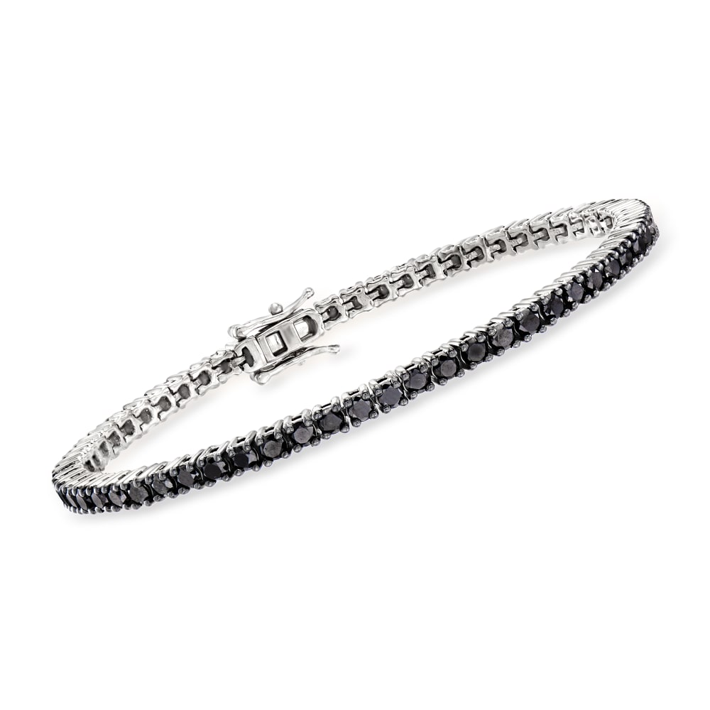 Solid 925 Sterling Silver Tennis Bracelet Real Iced Flooded Out Diamond  7-8.5