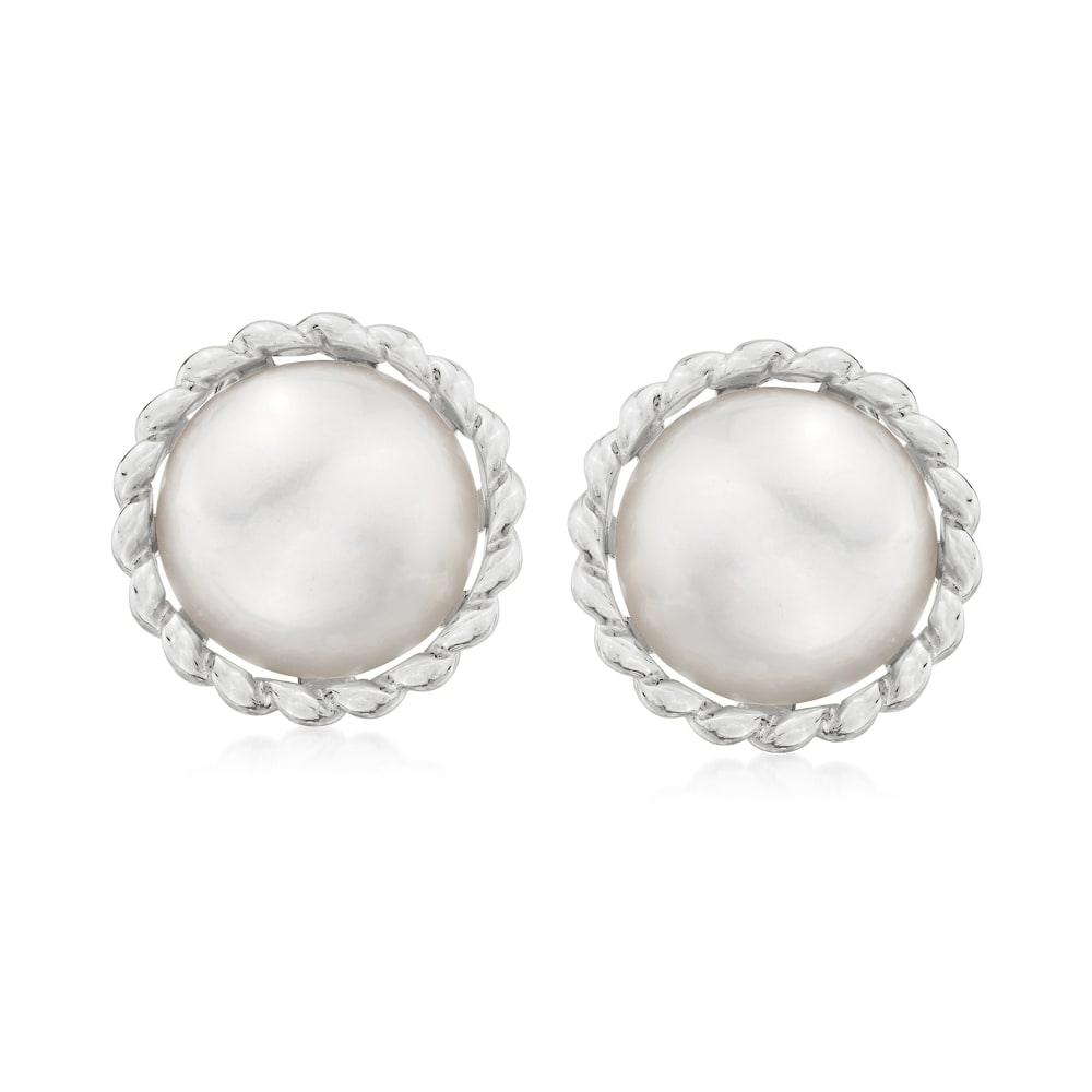 Ross simons pearl earrings deals