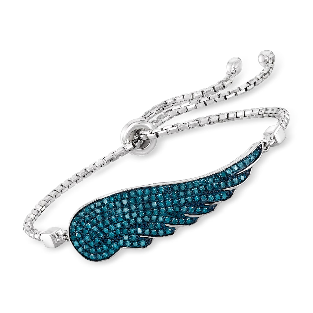 Diamond angel 2025 wing bracelet