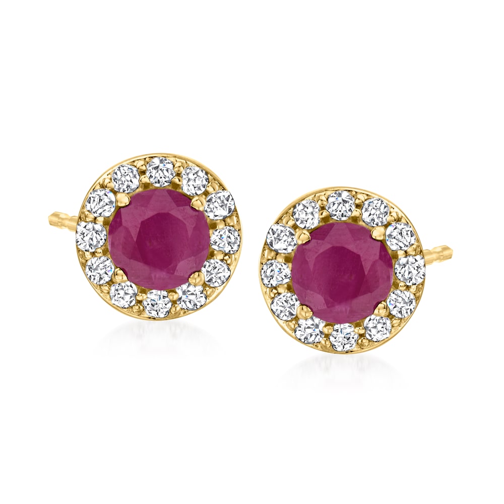 Ross simons best sale ruby earrings