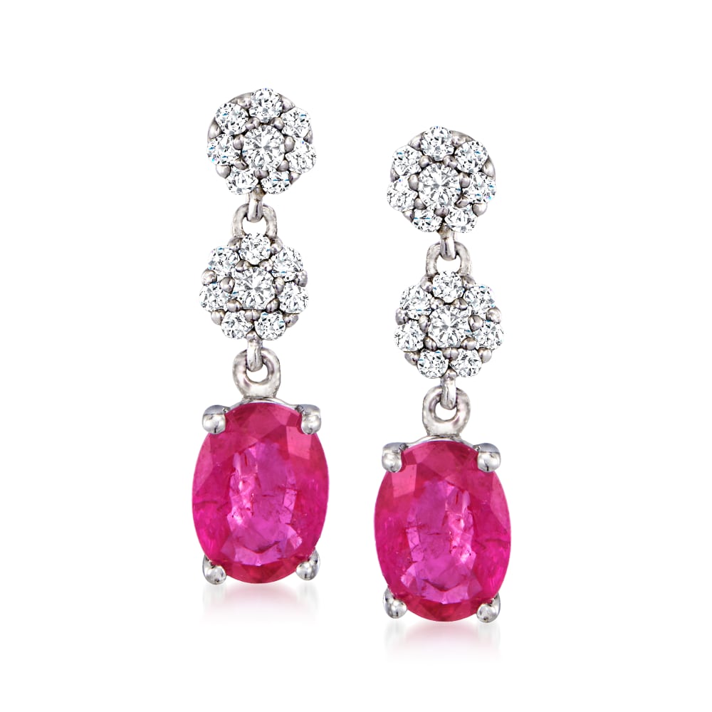 Ross simons deals ruby earrings