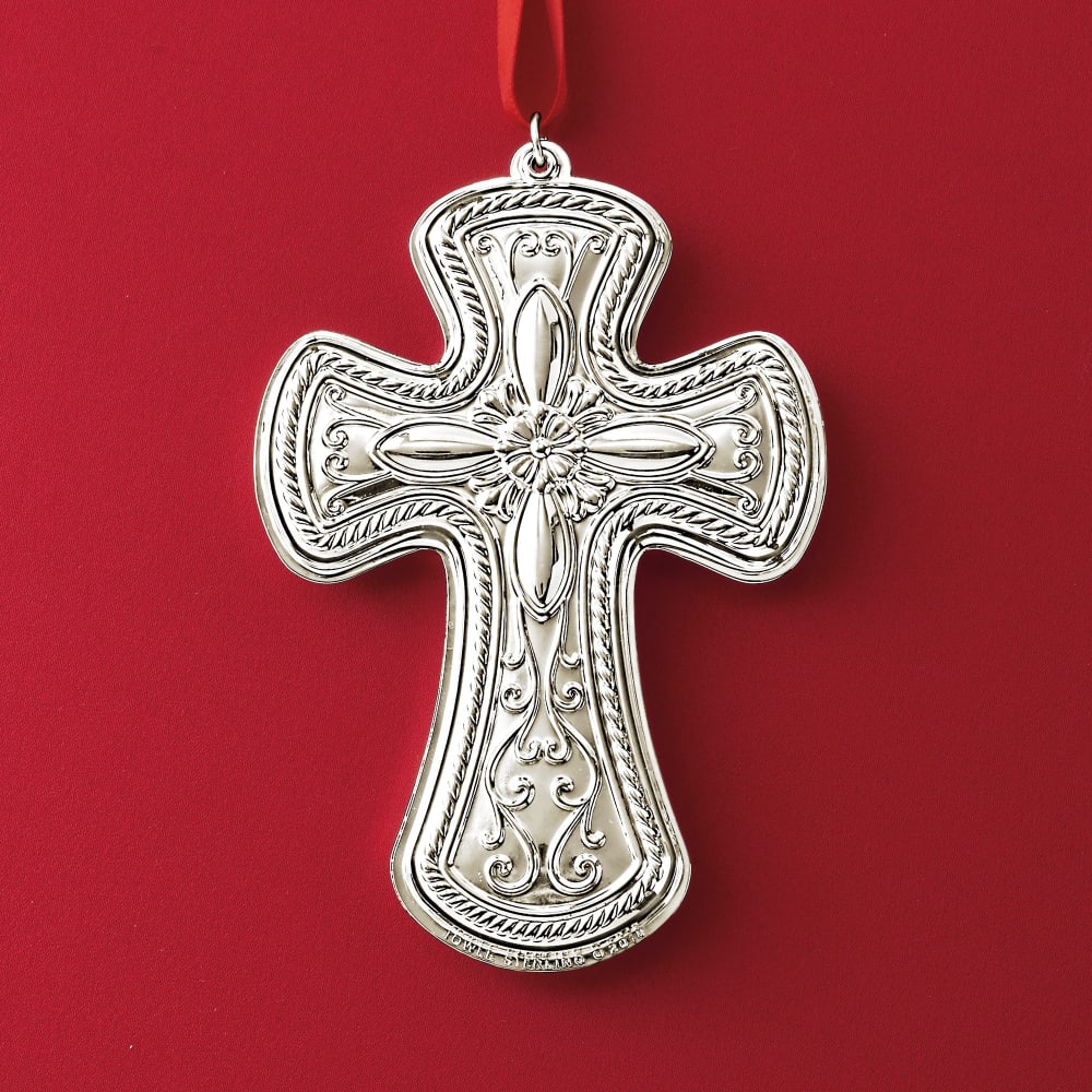 Towle 2018 Annual Sterling Silver Cross Ornament Ross Simons