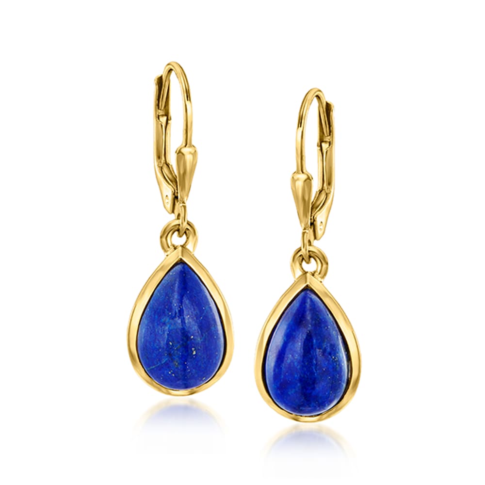 Lapis drop earrings best sale