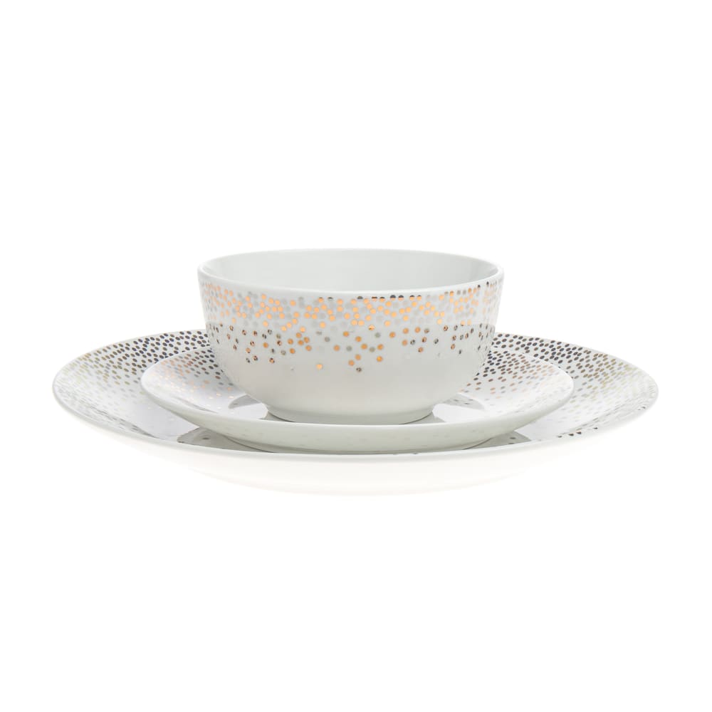 Waterside gold discount sparkle dinner set