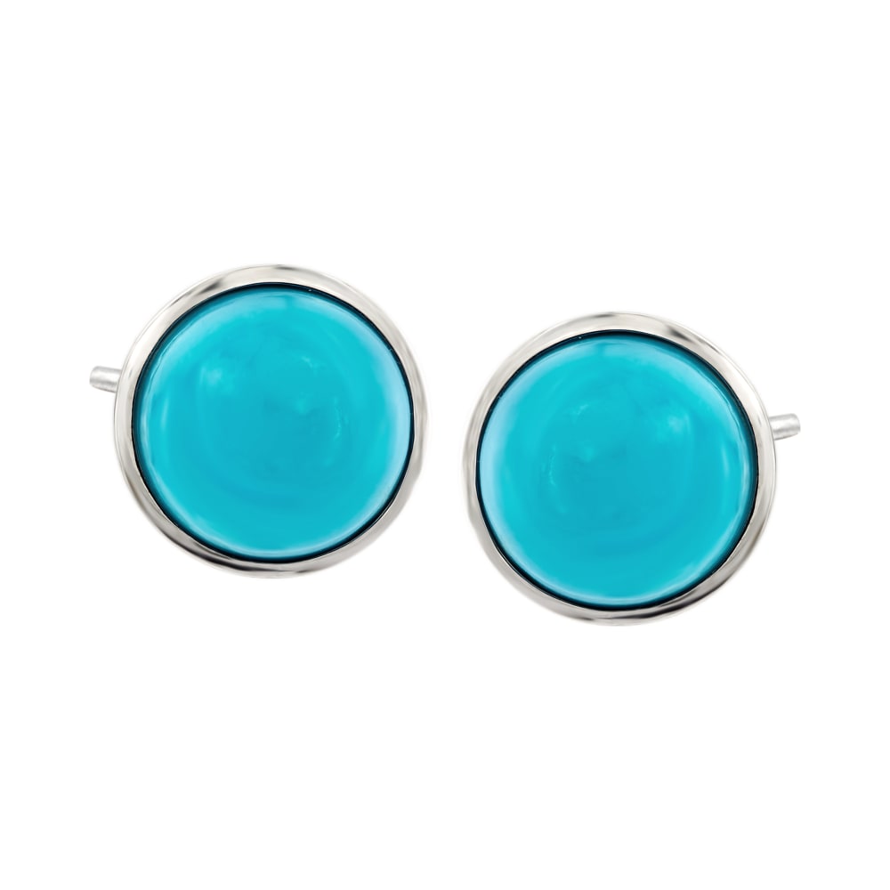 Sleeping beauty turquoise stud earrings sale
