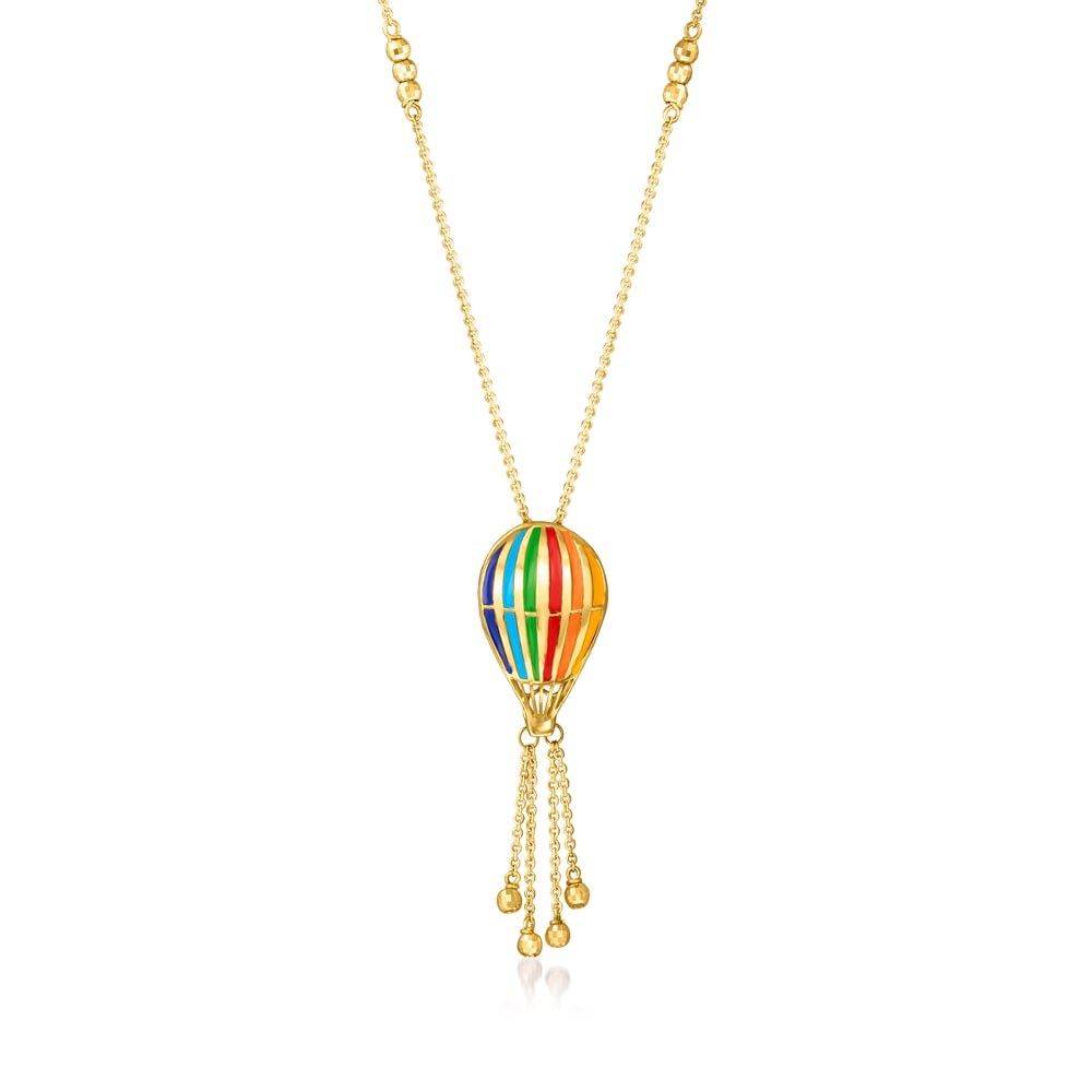 Americana Hot Air Balloon Necklace – Emma Lou's Boutique