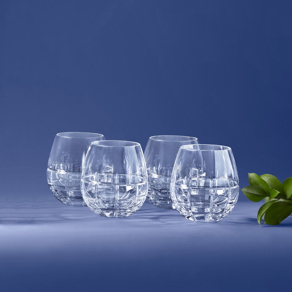 Personalized Marquis by Waterford Moments Stemless Wine Glasses