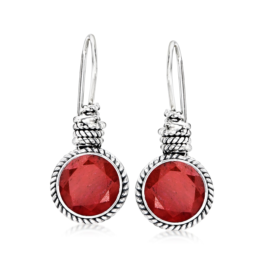 Ross simons ruby earrings sale