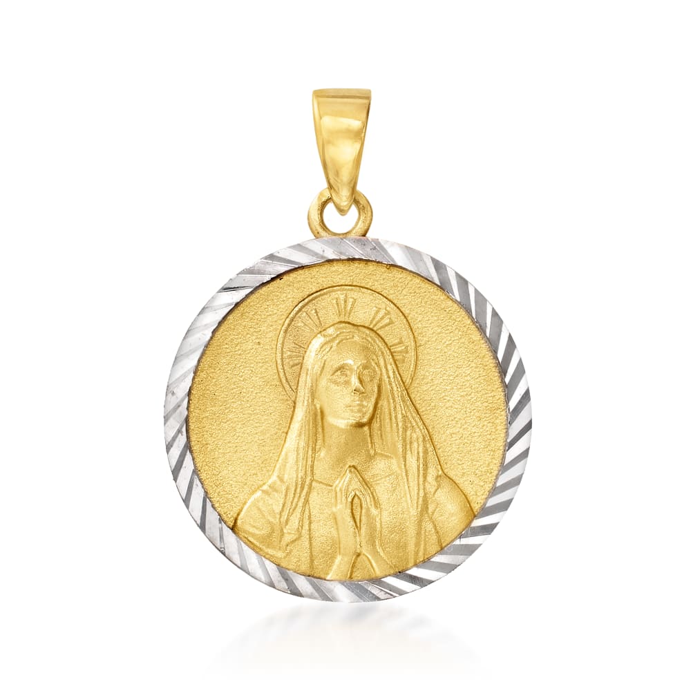 Circle virgin mary pendant on sale