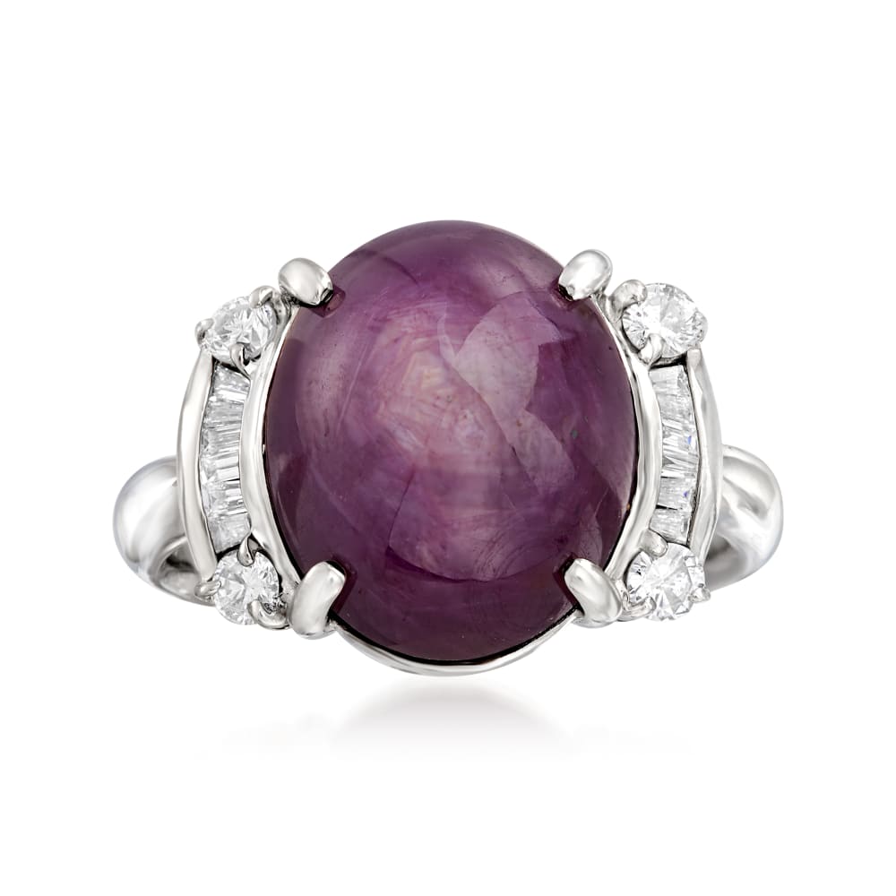 Lavender Star Sapphire Ring - Fine Jewelry by Tamsen Z
