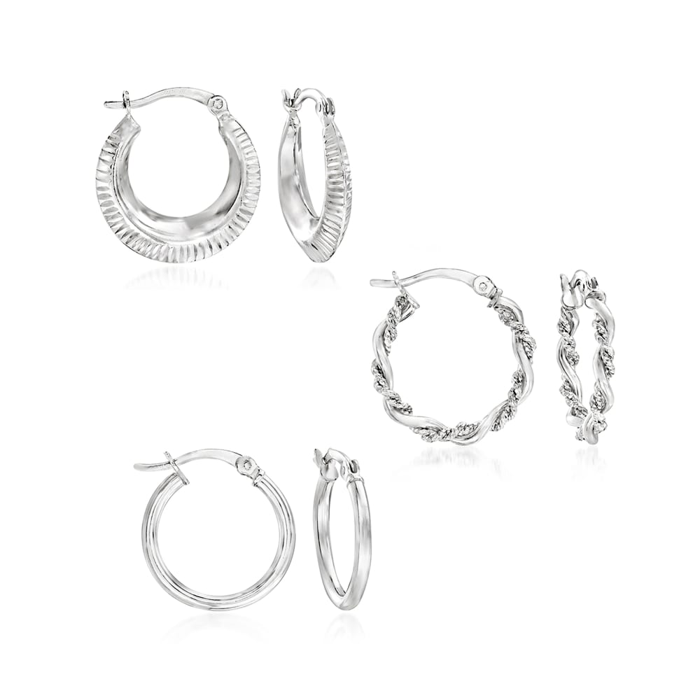 Ross-Simons Three Link Sterling Silver Jewelry Set
