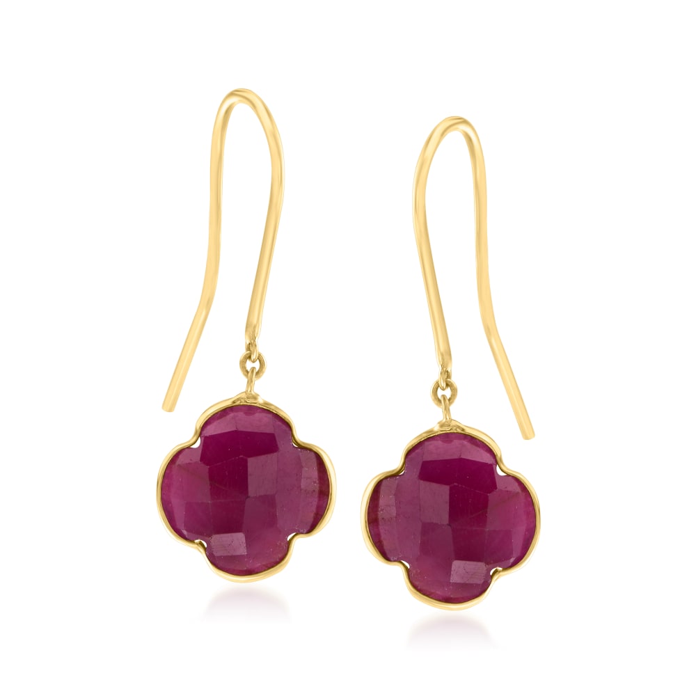 Ross simons ruby shop earrings