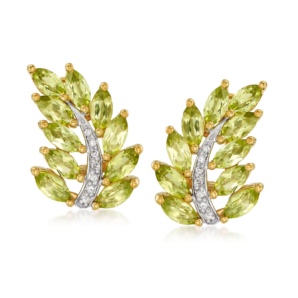 Ross simons sales peridot earrings