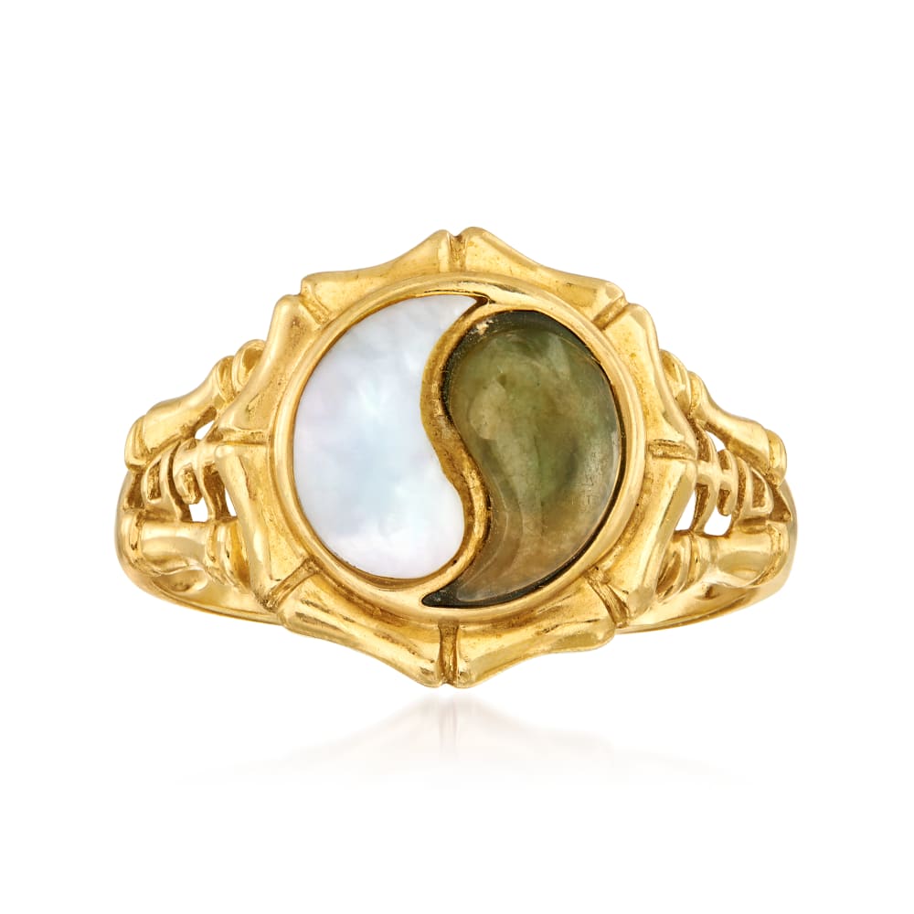 Vintage yin yang ring deals
