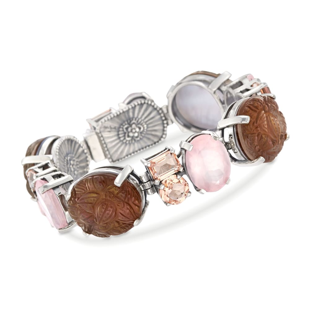 Stephen Dweck Multi Stone Statement Bracelet in Sterling Silver