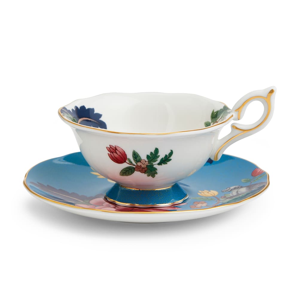 Candy Green - 2pc Tea Cup & Saucer Set