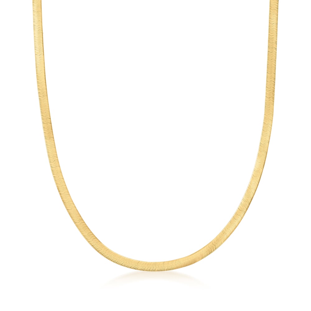 Ross-Simons - 4mm 14kt Yellow Gold Rope-Chain Necklace. 16