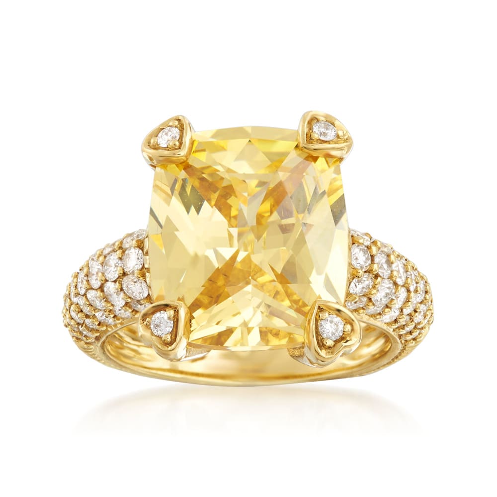 Judith ripka canary crystal ring online