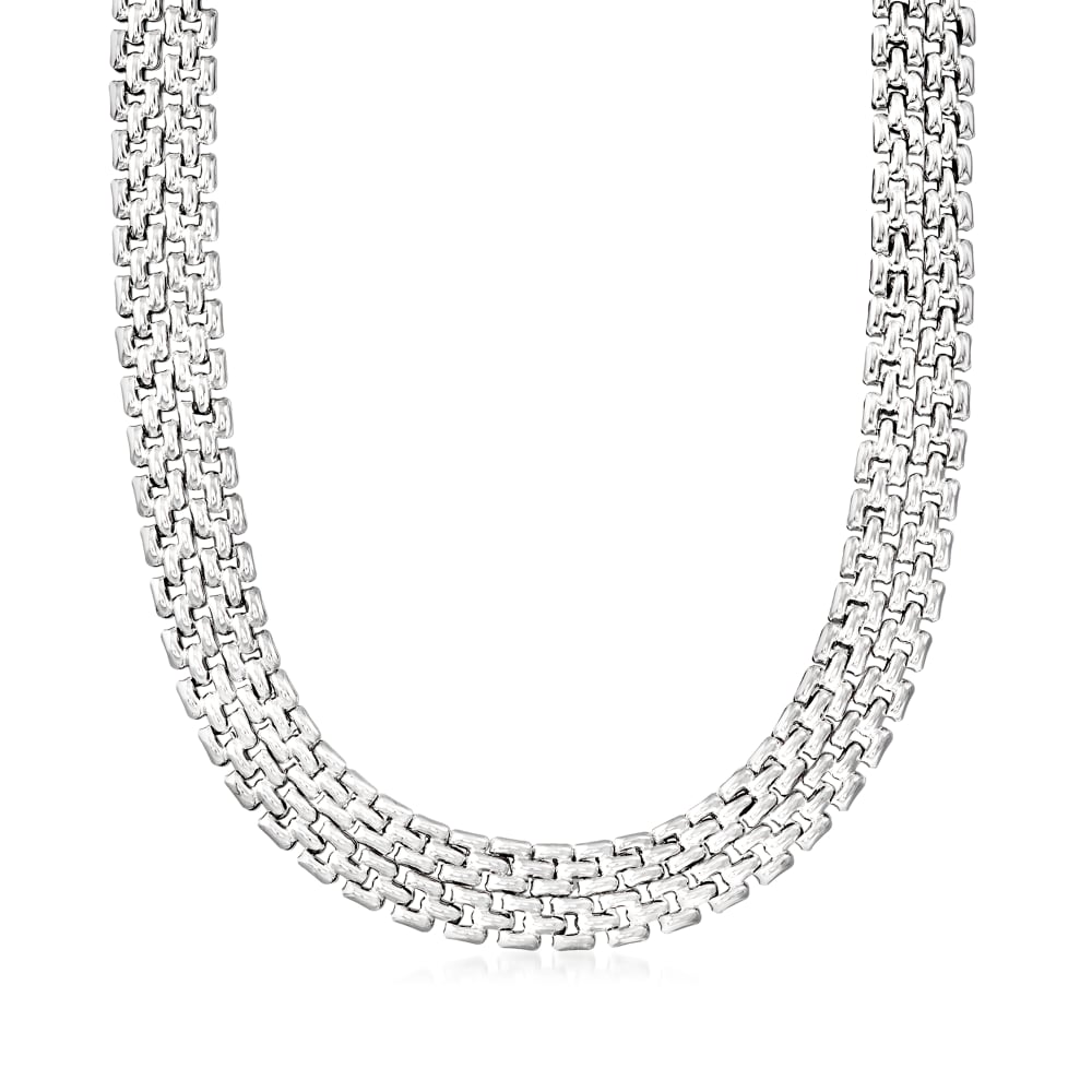 Panther shop link necklace