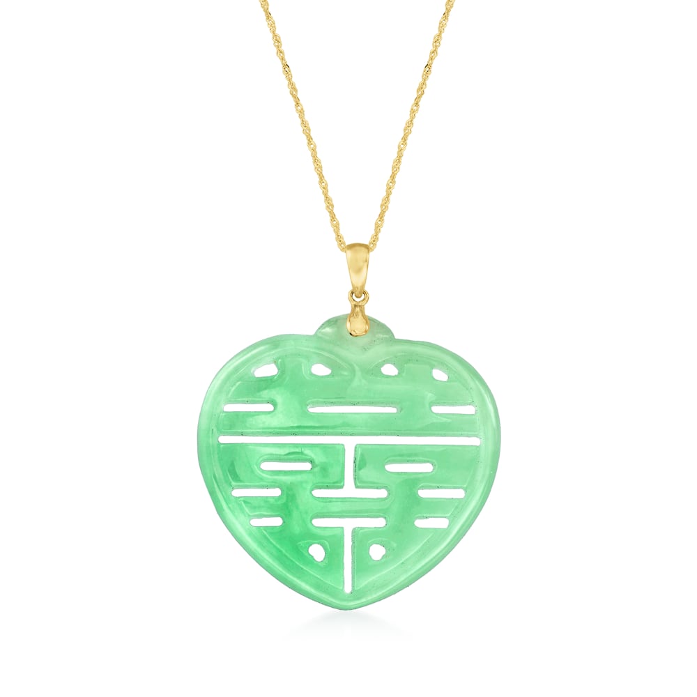 Jade new arrivals happiness pendant