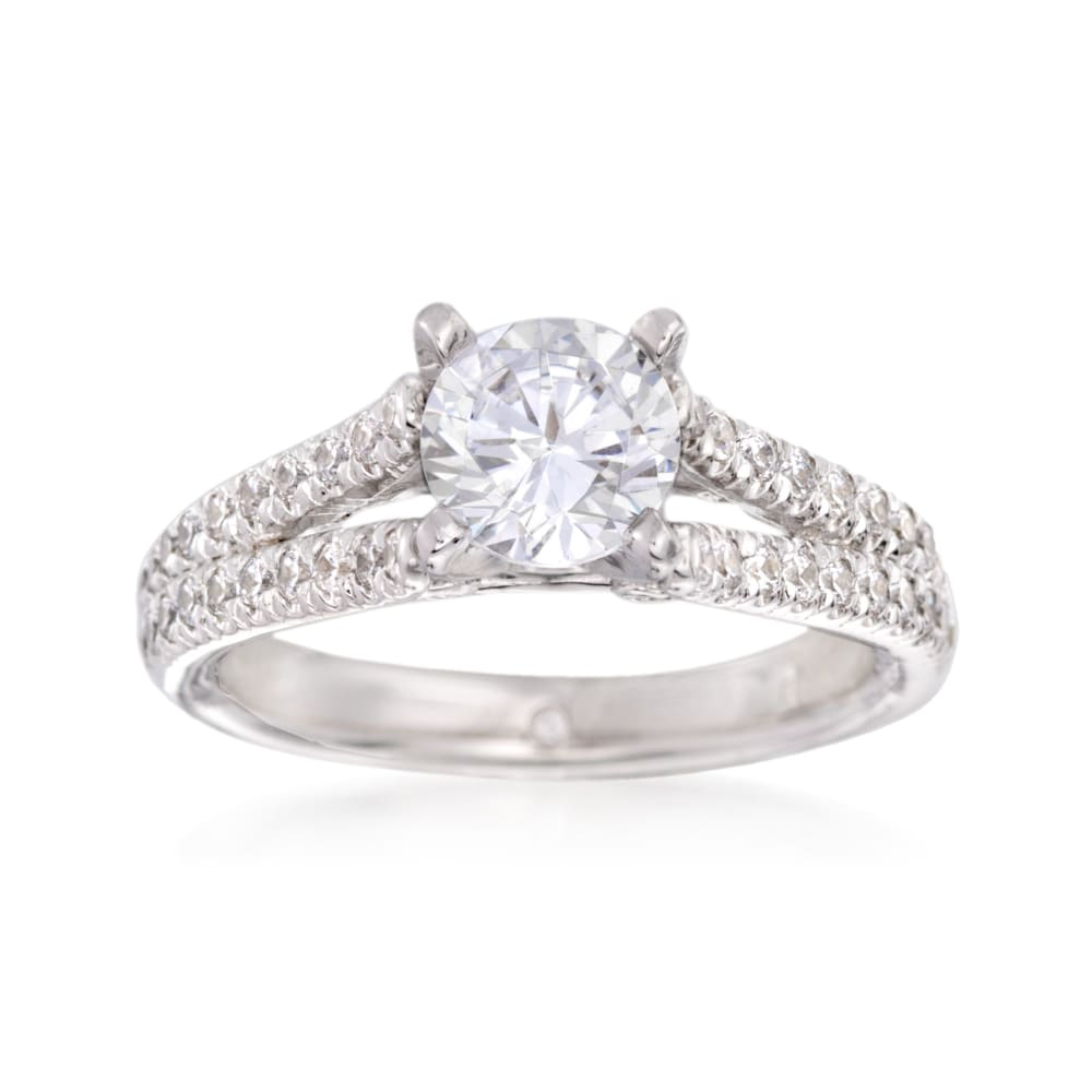 Gabriel Designs .40 ct. t.w. Diamond Engagement Ring Setting in