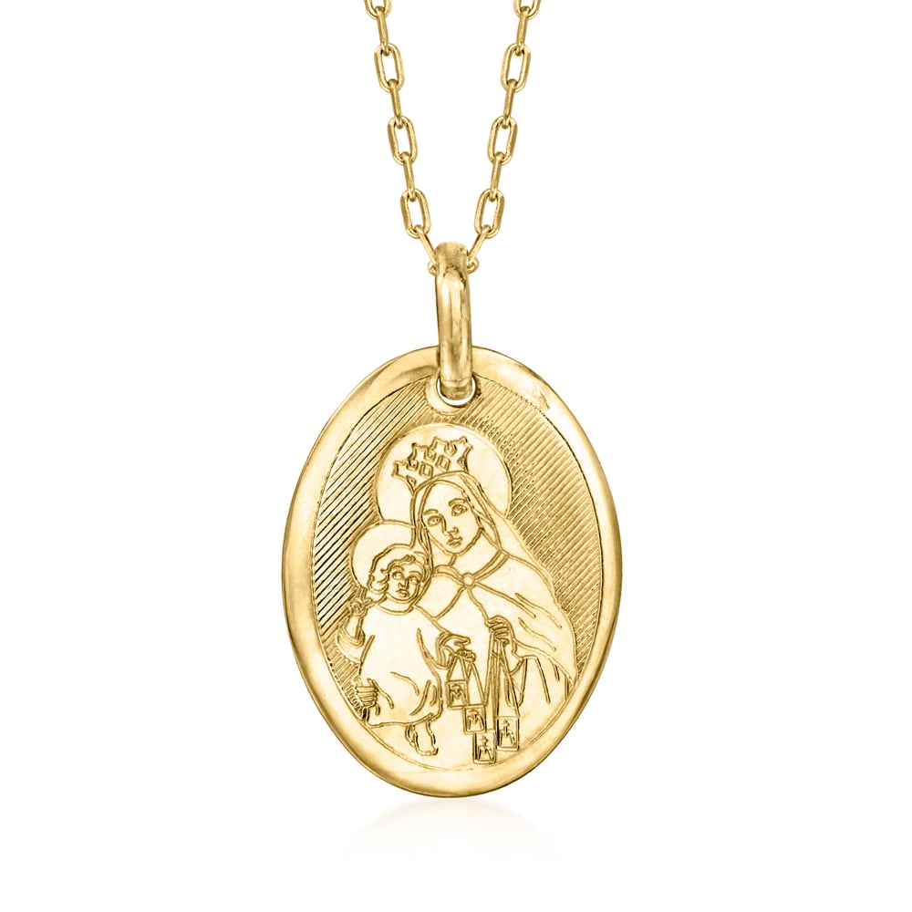Children's virgin mary necklace sales