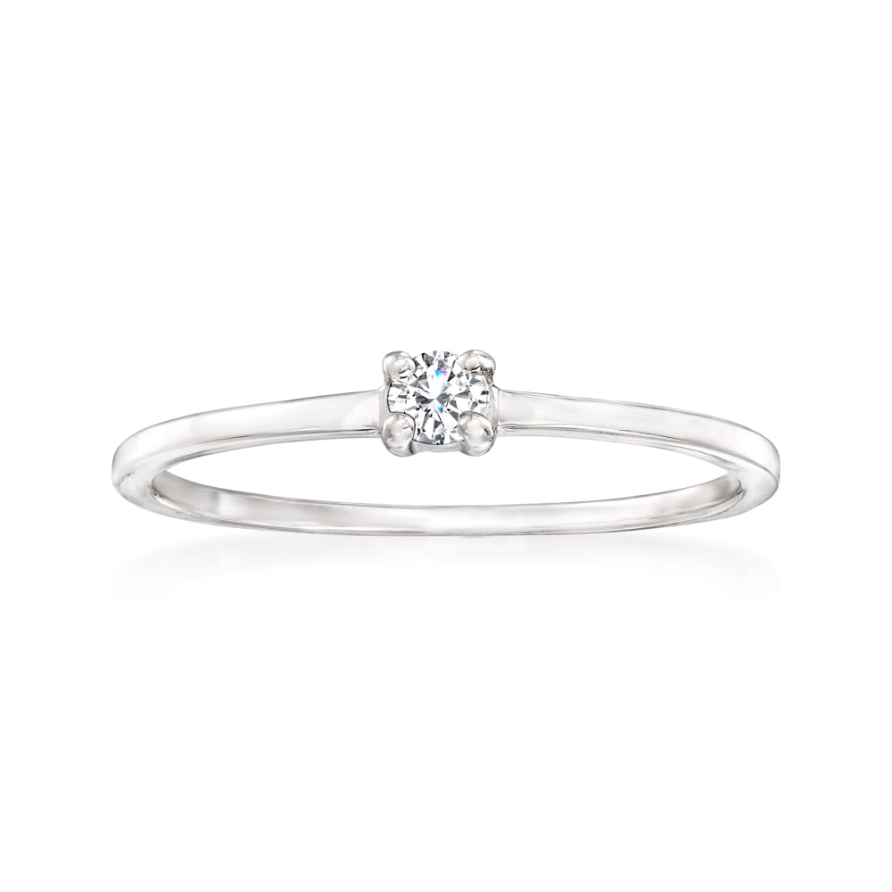 Round Brilliant solitaire engagement ring with 1.03 carat* diamond sim –  Secrets Shhh