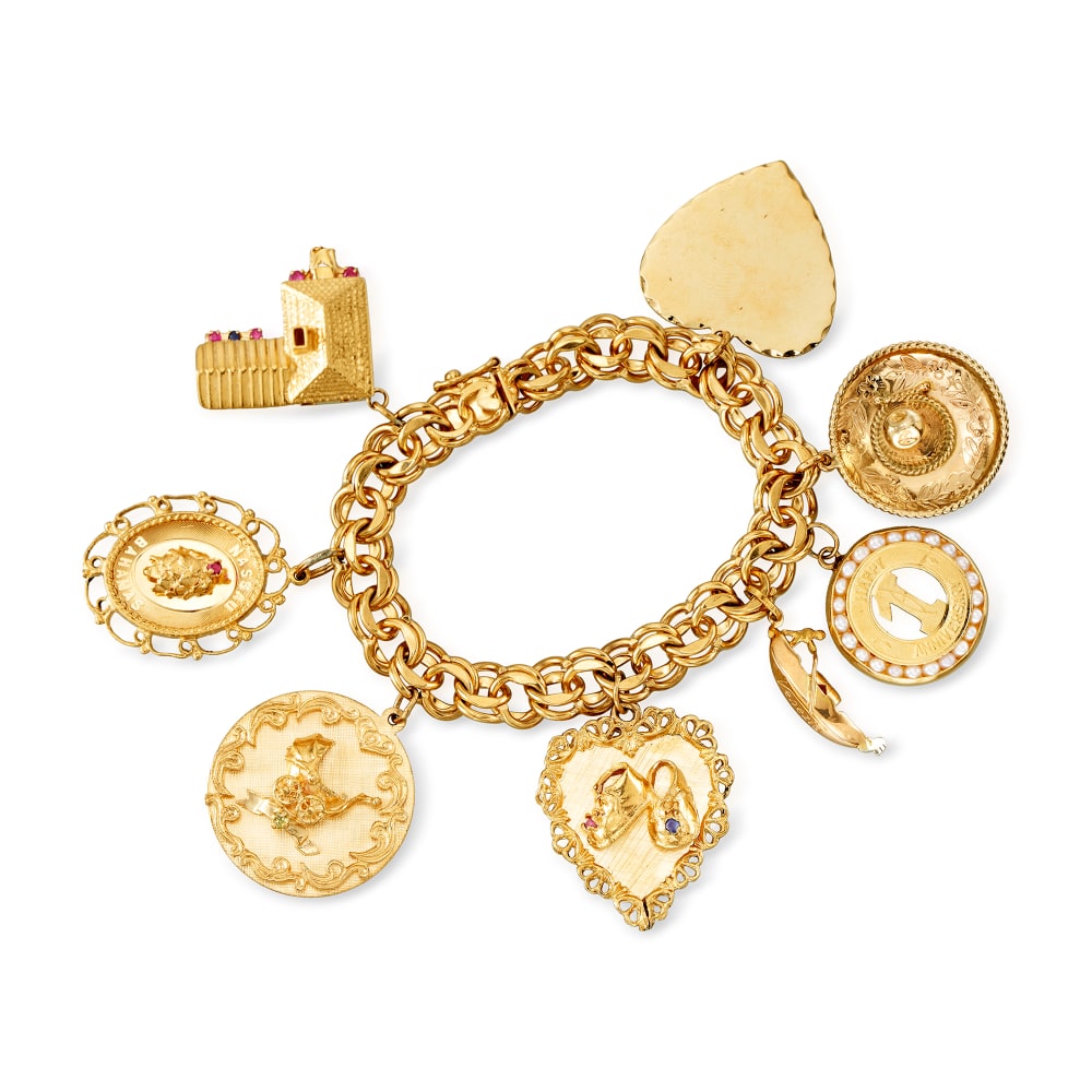Paparazzi GLITTER and Grace - Gold Charm Bracelet – Miranda's Classy Gemz