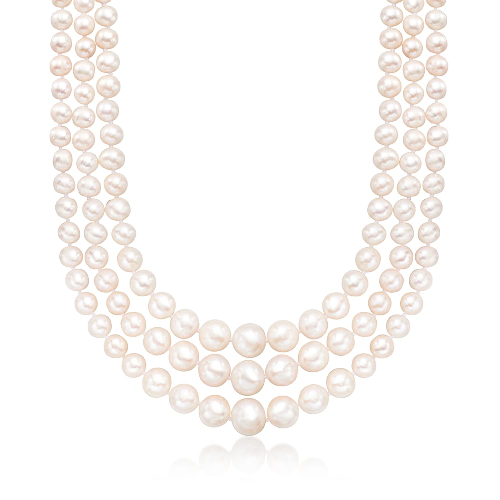 Ross-Simons 9.5-10.5mm Cultured Baroque Pearl Long Necklace In