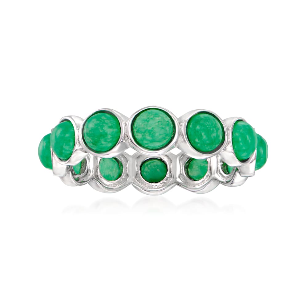 Jade eternity shop ring