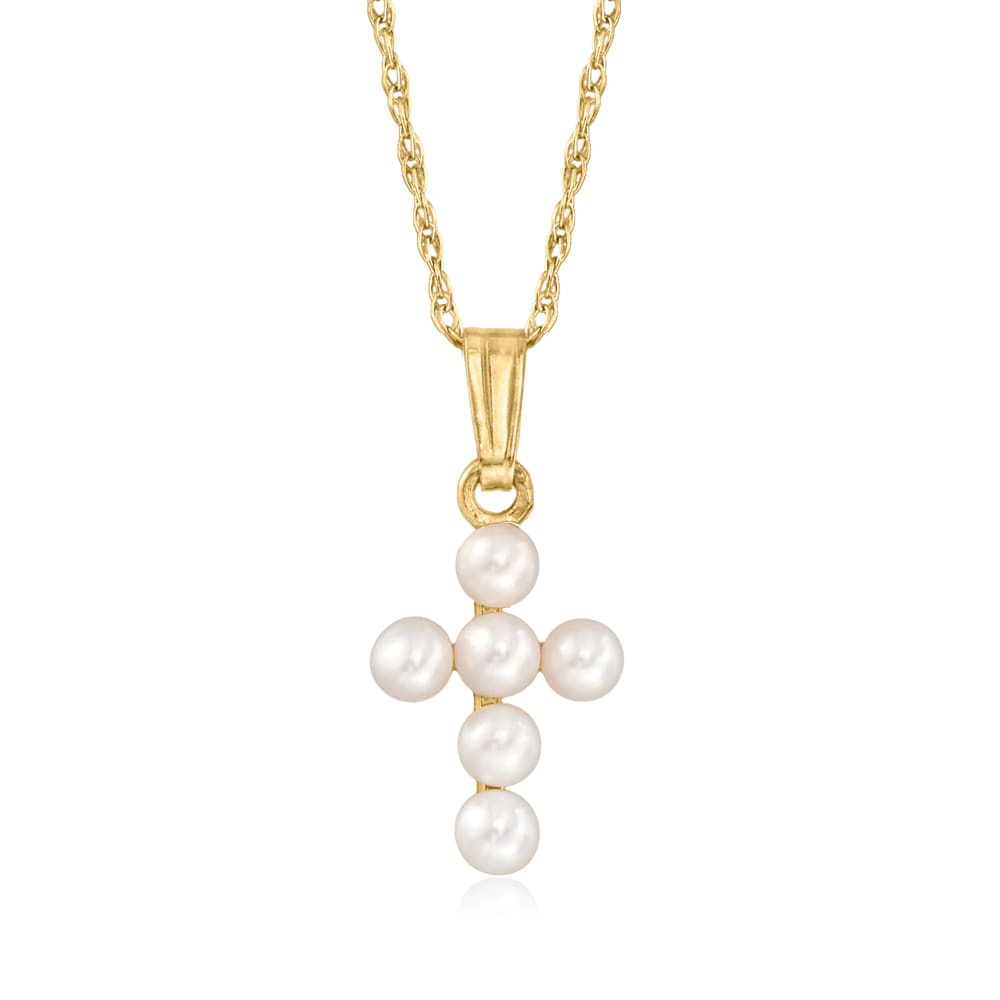 925 6mm Freshwater Pearl Cross Necklace | Womens Pearls | Shop Pearl  Earrings at CERNUCCI.COM – Cernucci