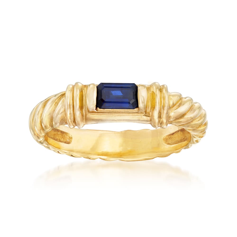 David yurman top sapphire rings