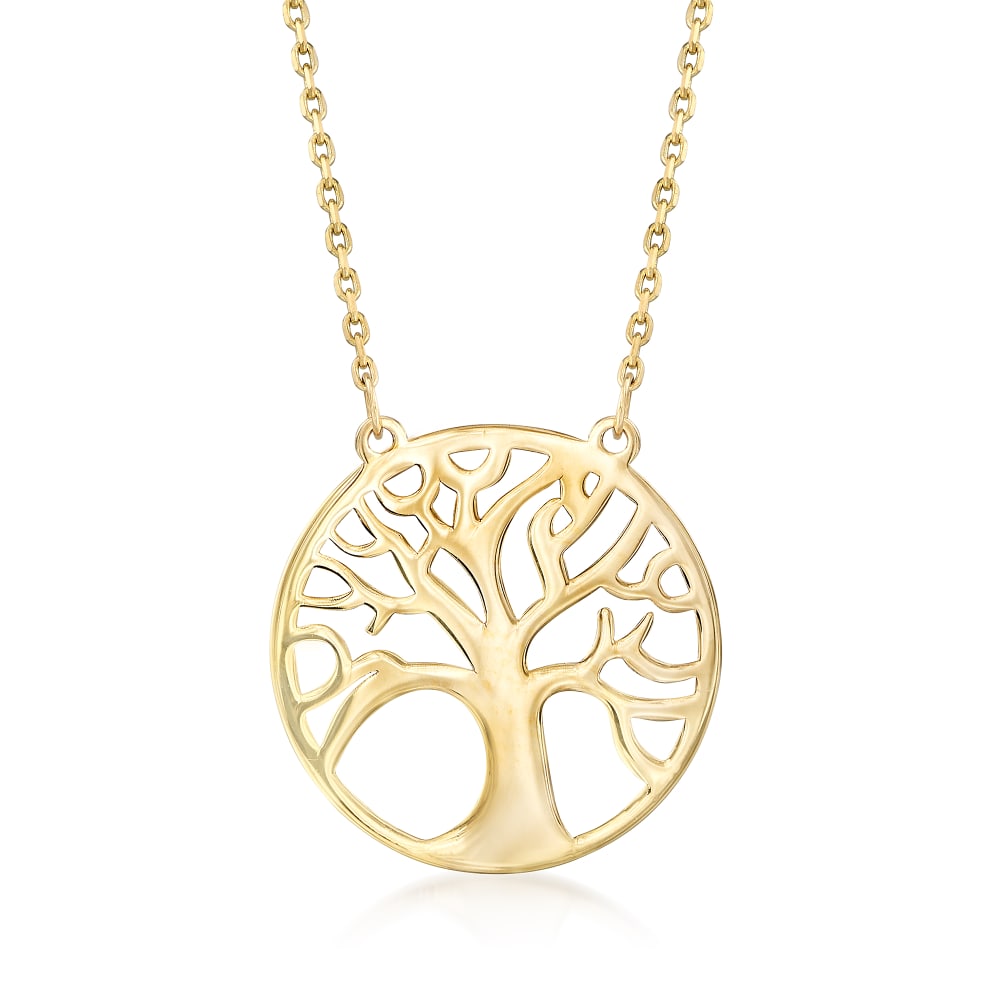 Silver 925 Rhodium Plated Evil Eye Tree of Life Necklaces - STP01738 |  Silver Palace Inc.