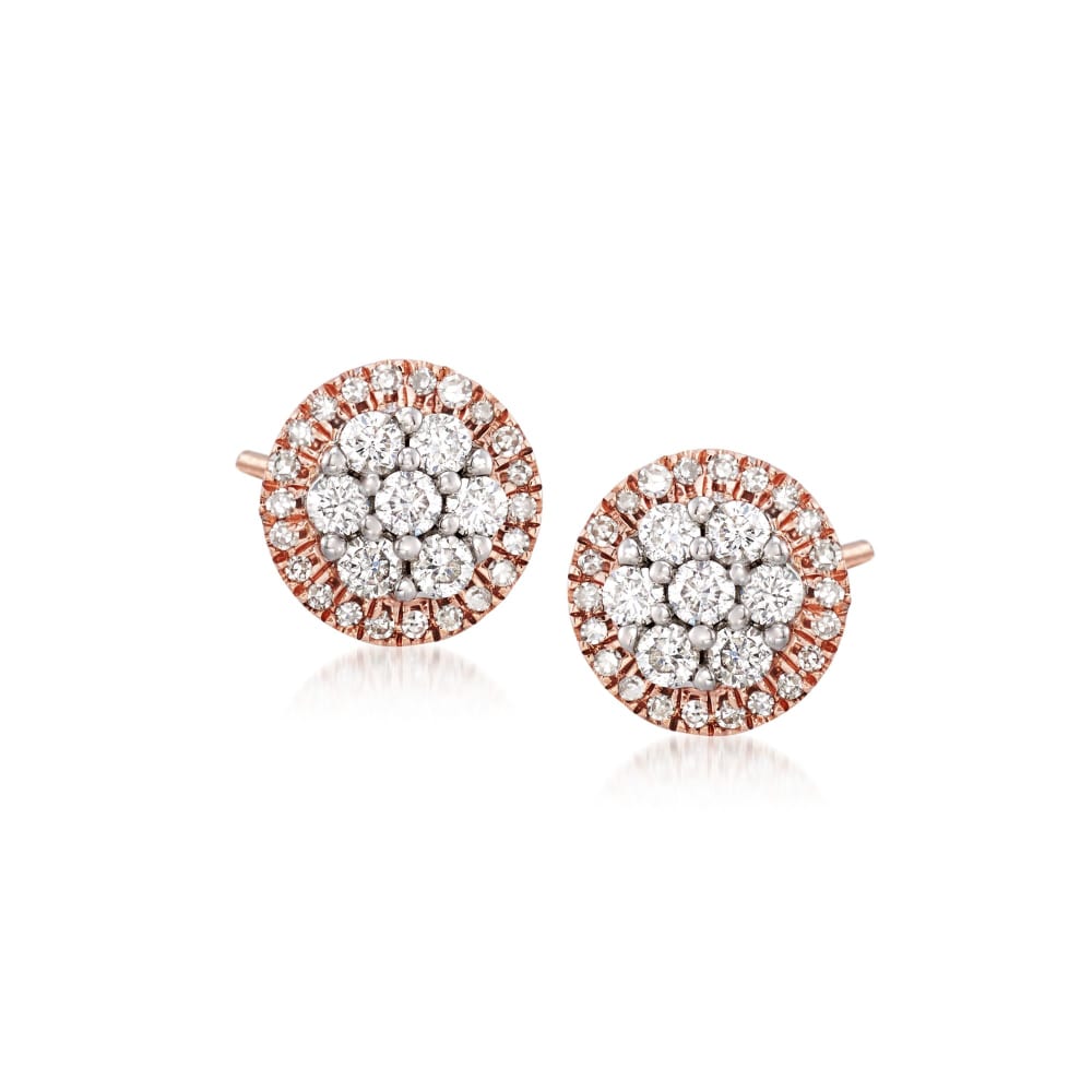 Ross simons sales diamond stud earrings