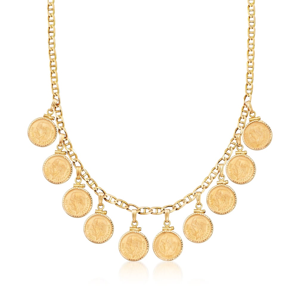 Mexican coin 2025 necklace