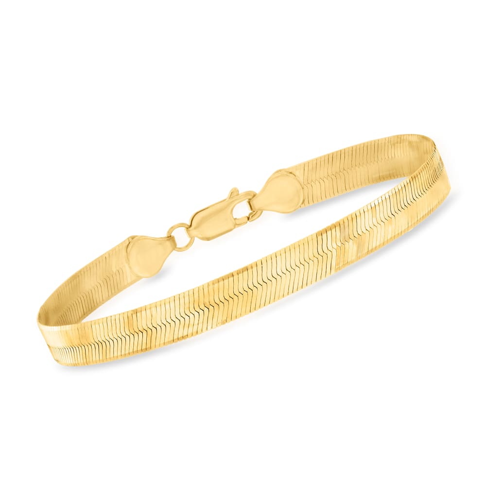 Amazon.com: Nuragold 14k Yellow Gold 6mm Royal Monaco Miami Cuban Link  Chain Bracelet, Mens Womens Fancy Box Clasp 7