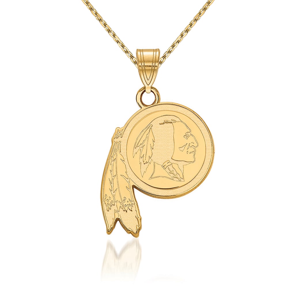 Washington Huskies Pendant Necklace Gold Plated 
