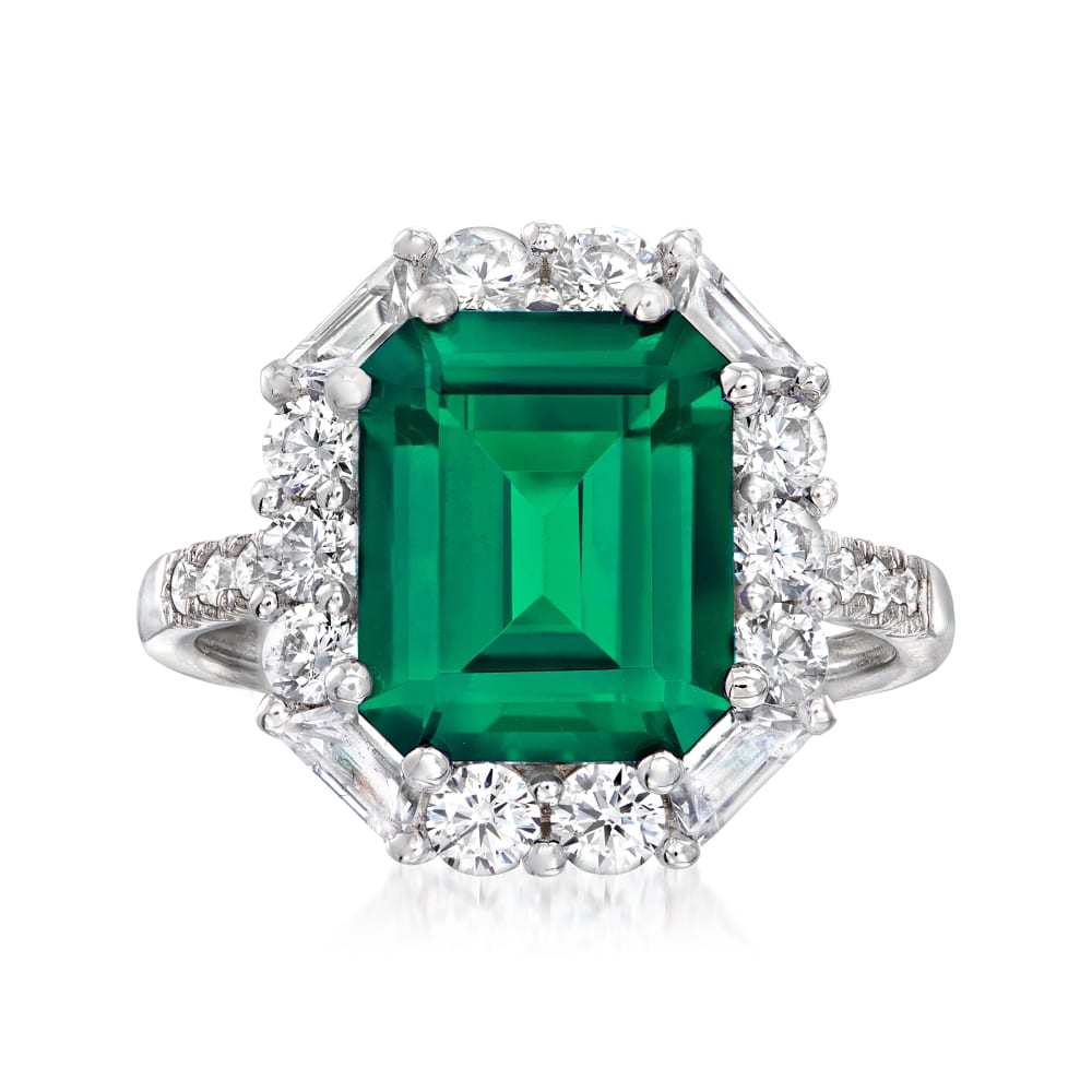 Simulated sales emerald jewelry
