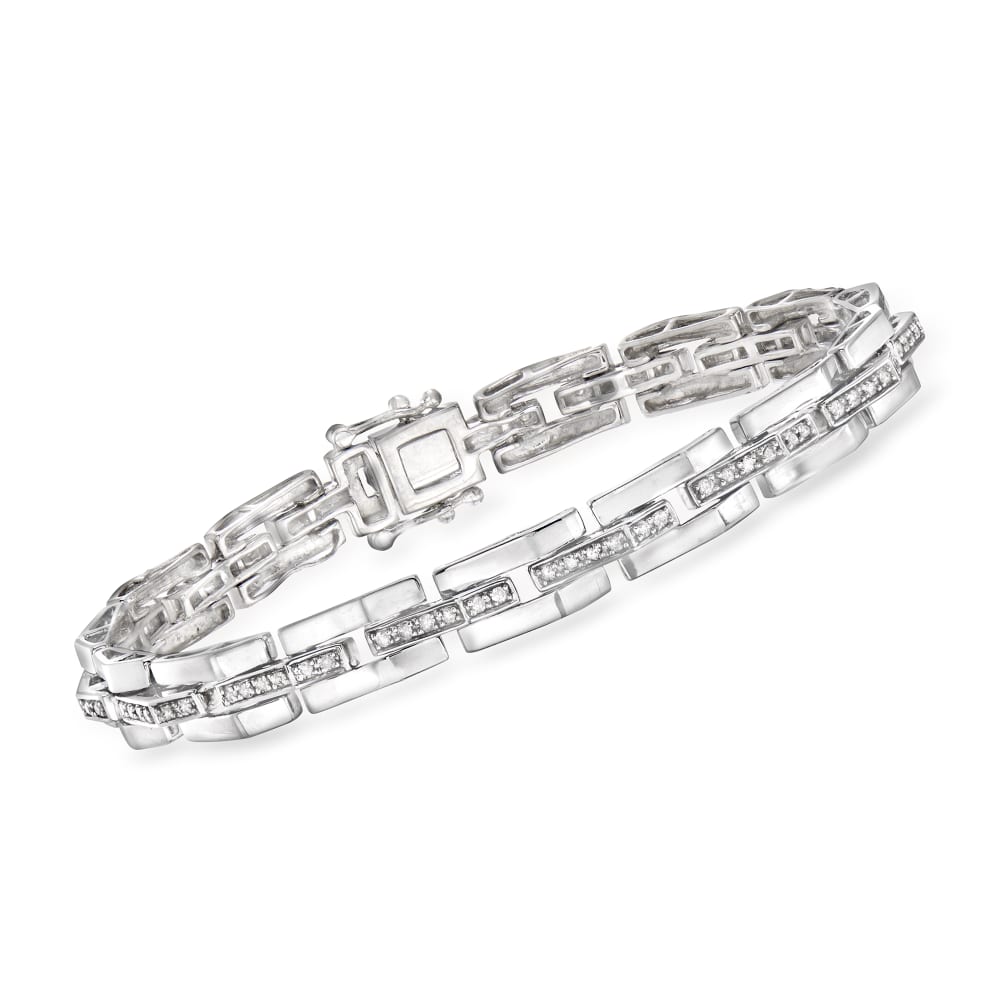 Bar top link bracelet