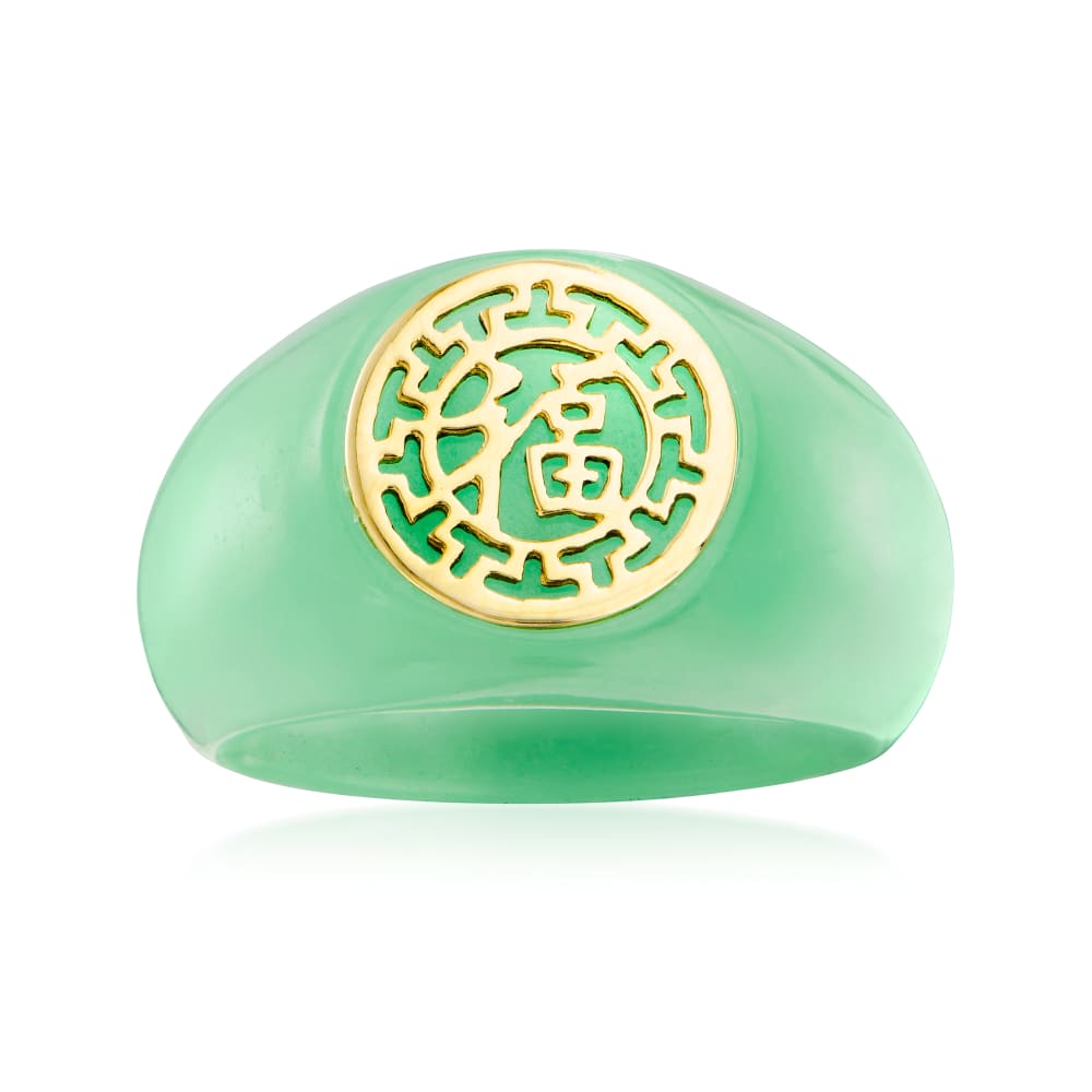 Natural Hotan Jasper White Jade Ring Women's S925 Sterling Silver Emerald  Open Ring Japanese and Korean Versatile Jade Ring Gift