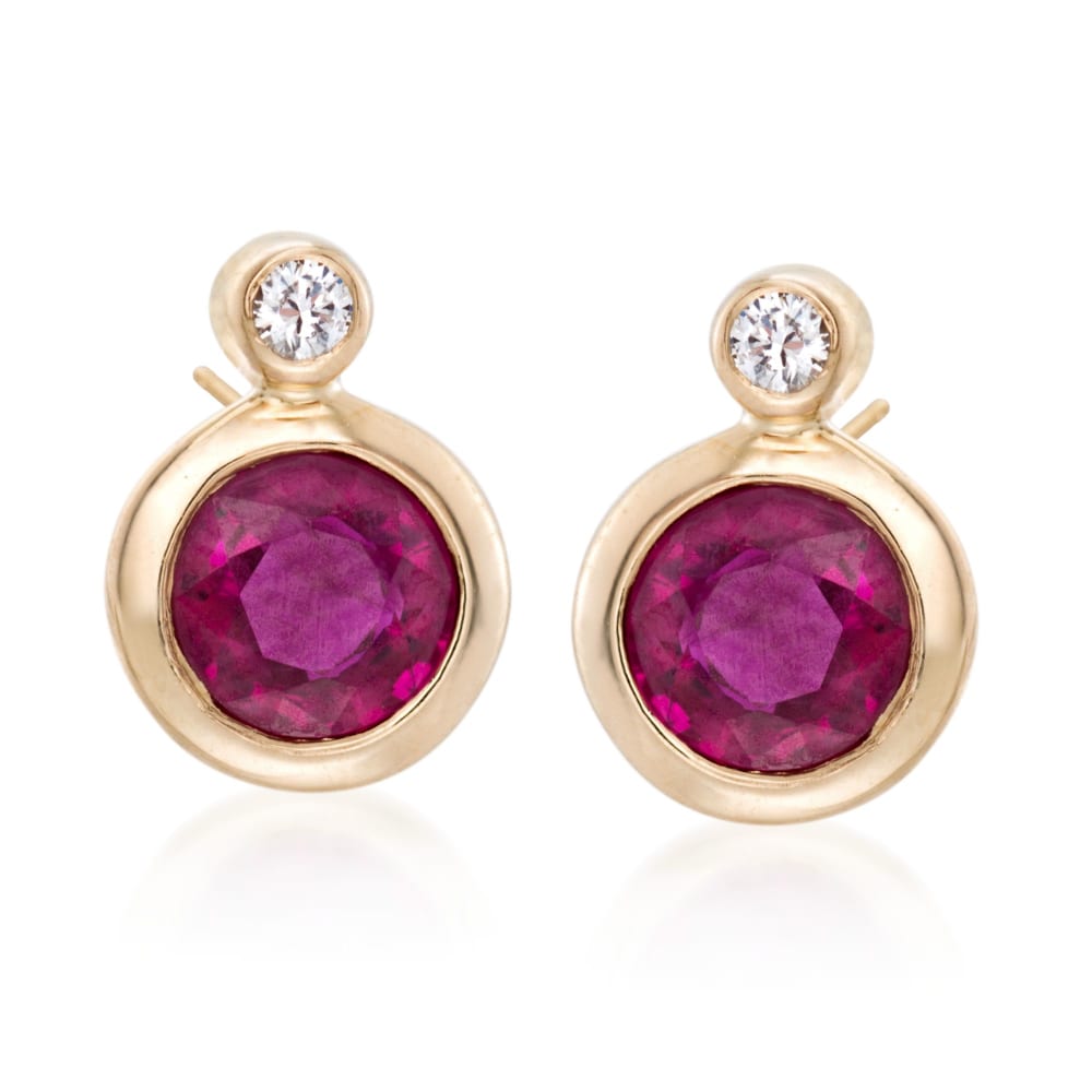 Ross simons best sale ruby earrings
