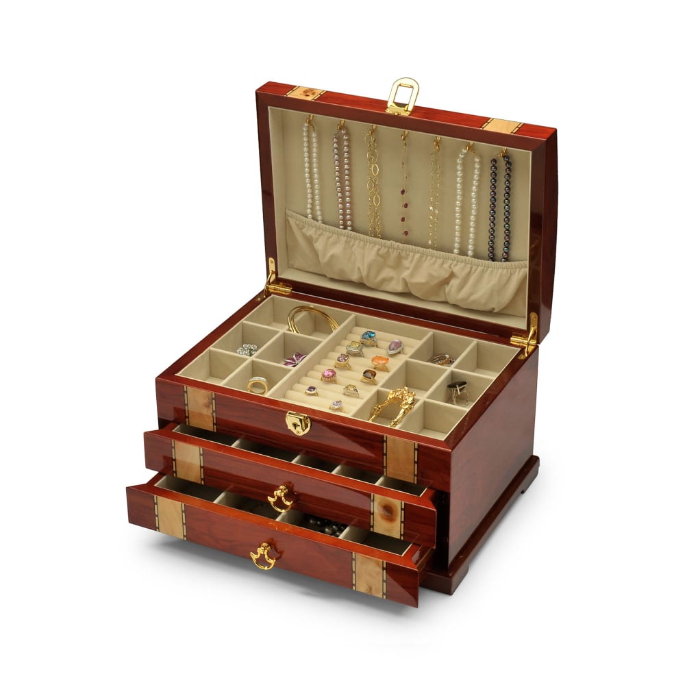 Burlwood Jewelry Box