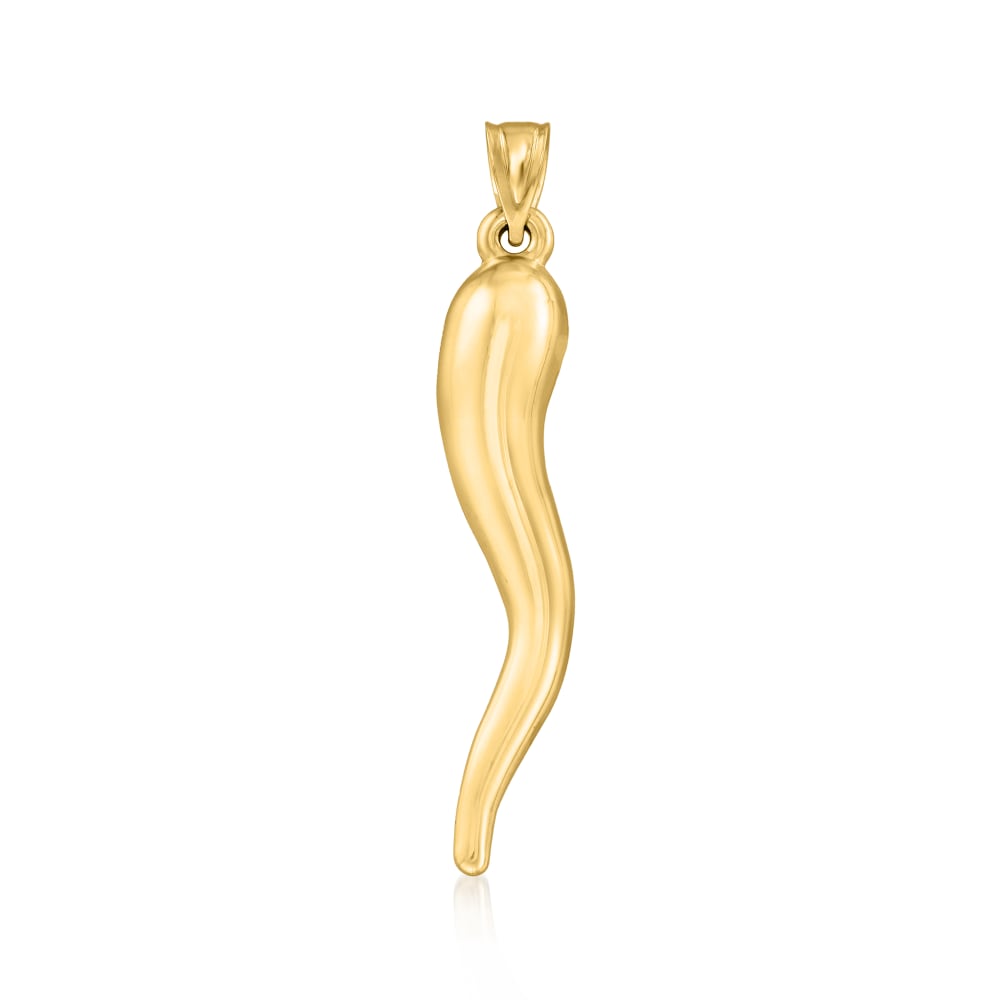 Amazon.com: Lucchetta - Italian Horn Pendant Charm Gold | Men Women 14k  Charms for Necklaces up to 4mm | Authentic Jewelry from Italy : Clothing,  Shoes & Jewelry