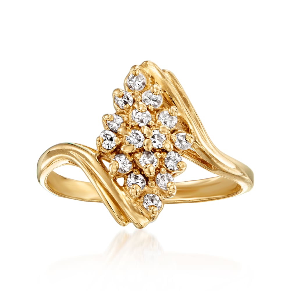 1980s diamond hotsell cluster ring