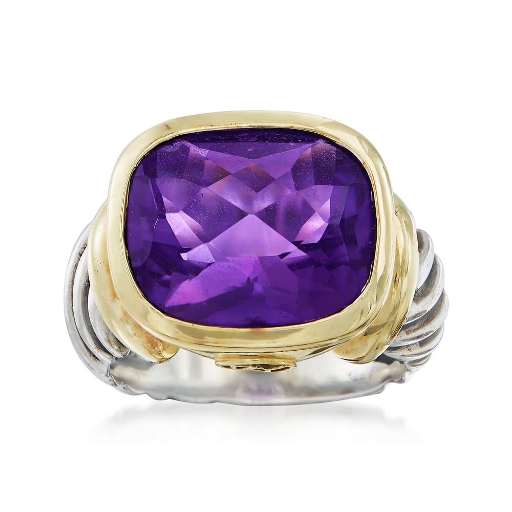 David yurman top amethyst ring
