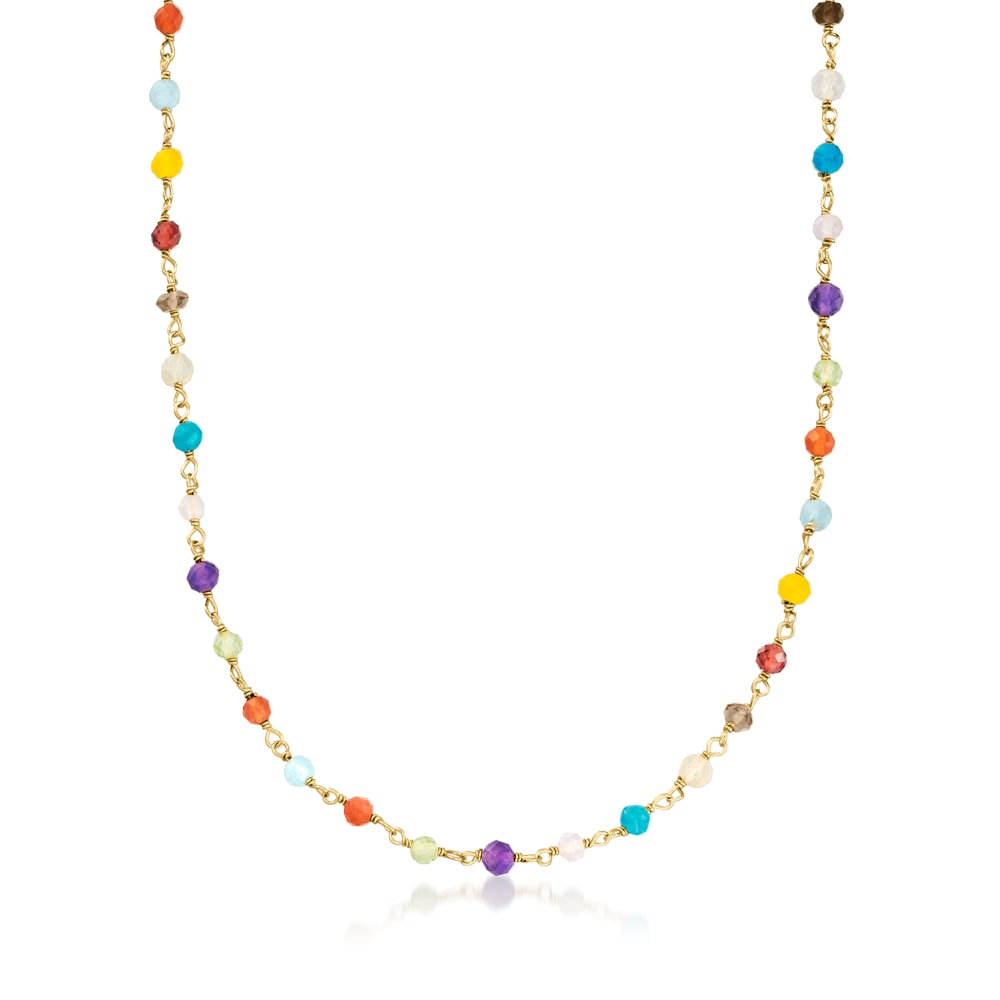 Mixed 2025 gemstone necklace