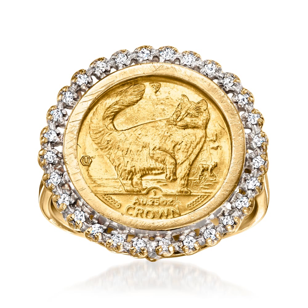 Ross coin cheap rings