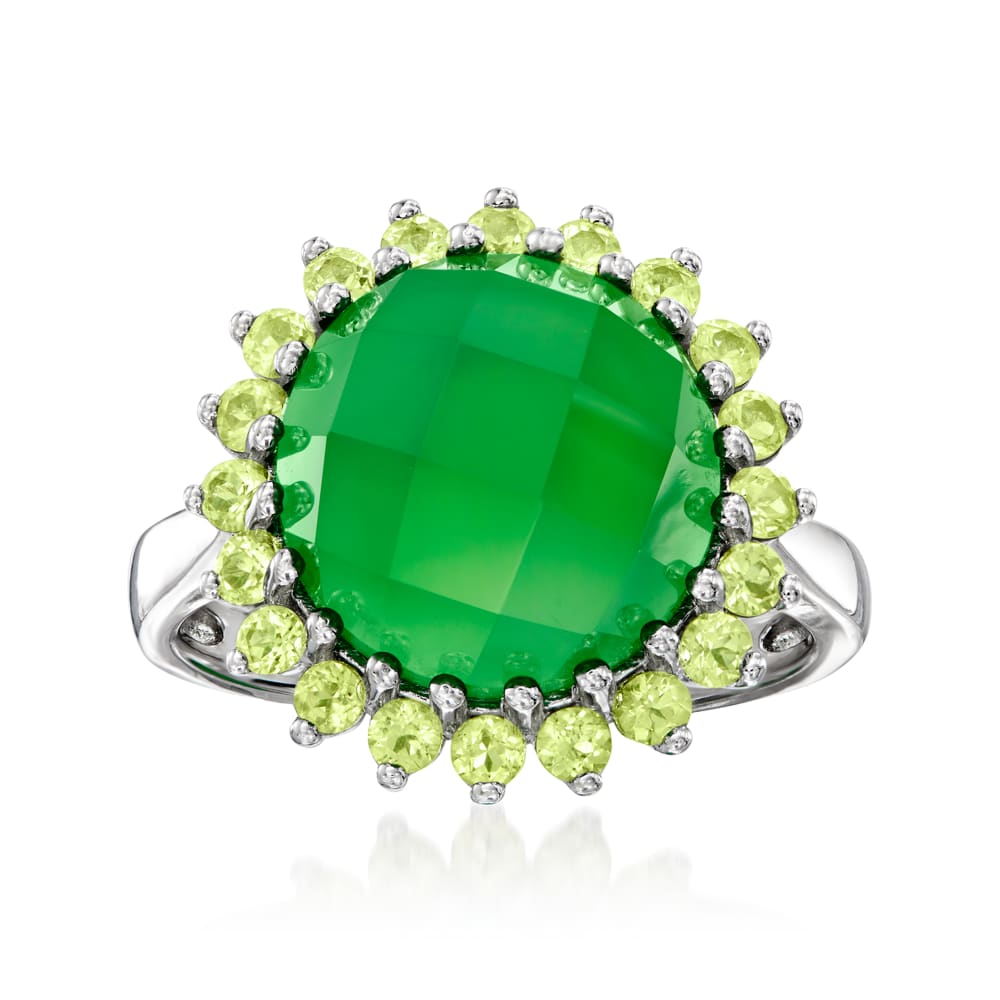 Green Chalcedony Ring | Holy Land Jewelry